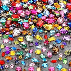 320pcs Sew-on Rhinestone Crystals With Prong Settings for DIY Crafts & Clothing Decor - Etsy