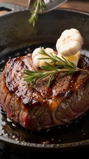Filet Mignon with Garlic Butter