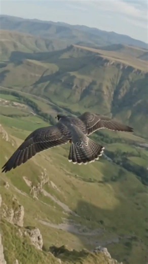 CreatureCam: The Fastest Dive on Earth (Falcon POV). #FalconPOV #PeregrineFalcon