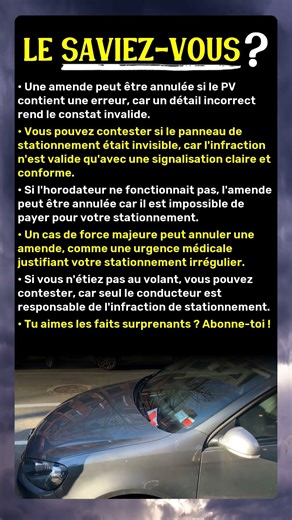 Les Amendes de Stationnement Peuvent Être Annulées Sans Avocat