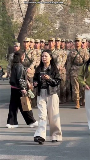 The girl made a big mistake by going on the army's way 😲