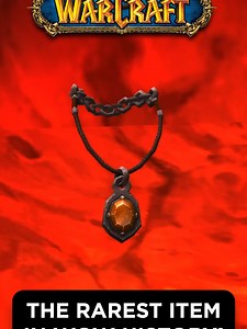 WoW's Rarest Item Ever Revealed