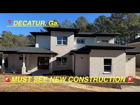 🚨MUST SEE🚨Come on a walk with me through this new construction home in Decatur, Ga.