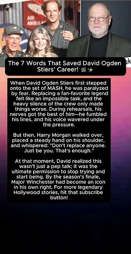 The 7 Words That Saved David Ogden Stiers’ Career! 🎬✨