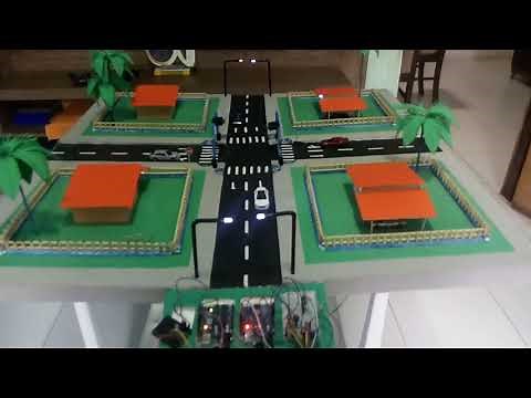 Maquete - casas- semáforo - arduino