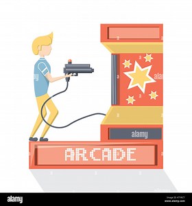 arcade video game design Stock Vector Image & Art - Alamy