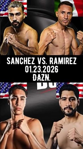 Tito Sanchez vs. Eduardo Ramirez | Art Barrera Jr. | LIVE on DAZN | January 23, 2026.