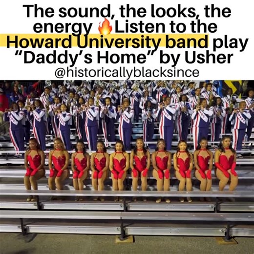 🔥The Howard University Showtime band and Ooh La La dancers did their thing with this rendition of “Daddy’s Home” by Usher. Check it out (🎥 @hu_oohlala / @respecttheshootah ) . . . #hbcu #historicallyblacksince #hbcubands #howarduniversity #blackexcellence | Historically Black Since
