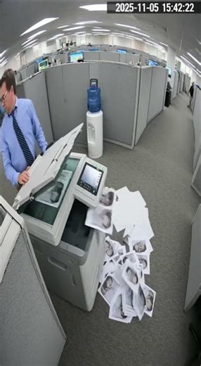 Office Copier Creates Nightmare Face
