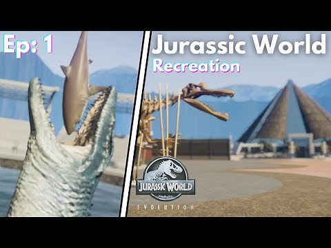 Building An ACCURATE Jurassic World In Jurassic World Evolution | JWE - Mods