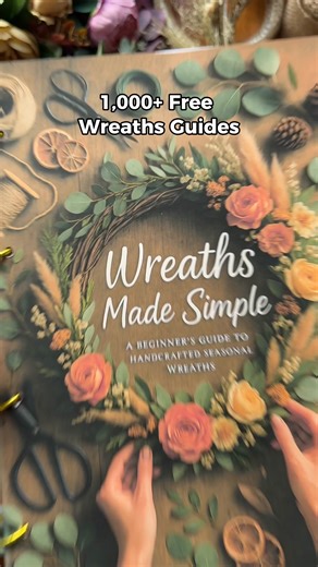 Ever look at a gorgeous wreath and think, “I wish I could make one like that”? Good news — you absolutely can. This guide breaks down wreath-making into fun, easy-to-follow steps so you can craft beautiful pieces for your door, your gifts, or your home decor. 🎨 Includes over 1,000 pages of tutorials, seasonal ideas & printable templates 🧵 Learn how to choose materials, build structure, style finishes & personalise each piece ✨ Ideal for beginners, craft lovers & anyone wanting a calm creative 