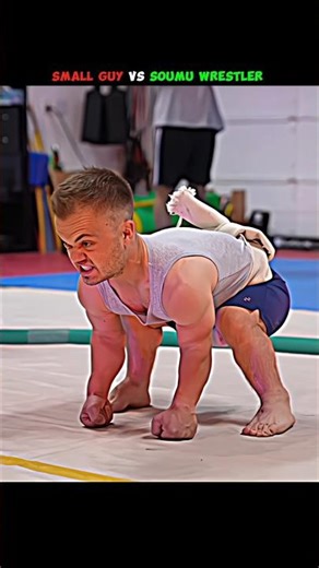 😱SMALL BUY VS SUMO WRESTLER#armwrestling#sports