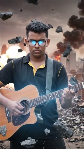 I destroying the world with my guitar 😈💀 #fyp #viral #trending
