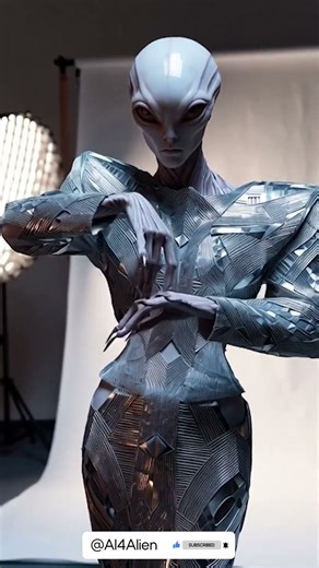 Alien fashion 👽 👾 #fashion #ai #alien