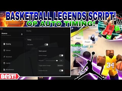 Basketball Legends Hack/Script🔥 Auto TIMING SHOOT😎(ACCURATE),Fast Running✨,Auto Guard,Ball Magnet