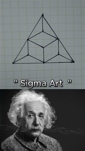 How to Draw a 3D Box Inside a Triangle | Easy Optical Illusion