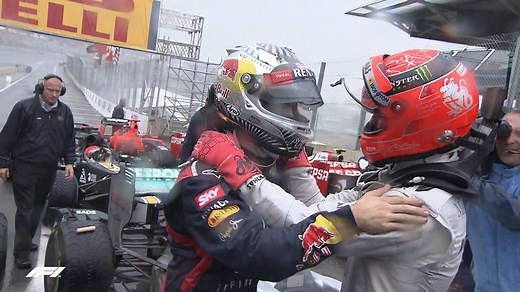 FINAL RACE DECIDERS - 2012 Sebastian Vettel made it three-in-a-row with the odds stacked against him after an early spin 🏆🏆🏆 | F1