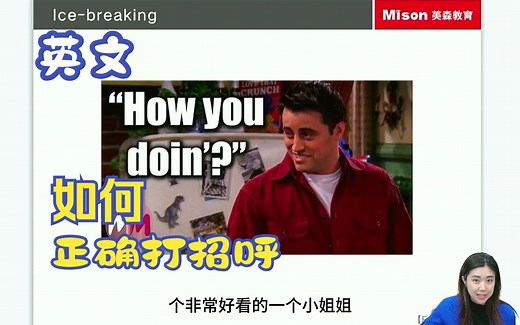 英语打招呼口语第1期How to Greet with Others