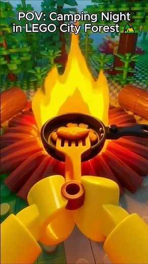 POV: Camping Night in LEGO City Forest 🏕️