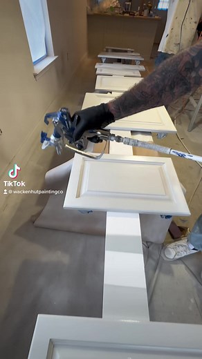 2.9K views · 26 reactions | Spraying Emerald Repose Gray Sherwin Williams! 朗 #reelsviral #wackenhutpaintingco #gracopaintsprayers #reels #painting | Wackenhut Painting Co. | Facebook