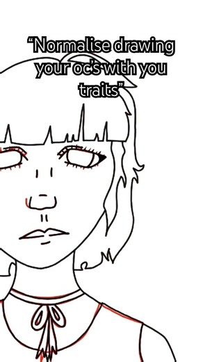 Normalise drawing oc with ur traits #artist #art #procreate #viral