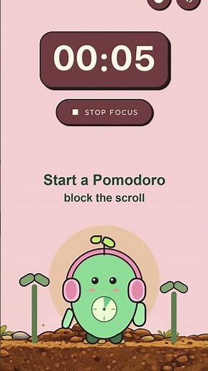 Beat brainrot with Pota: a Pomodoro timer that blocks distracting apps, plays focus music, and track