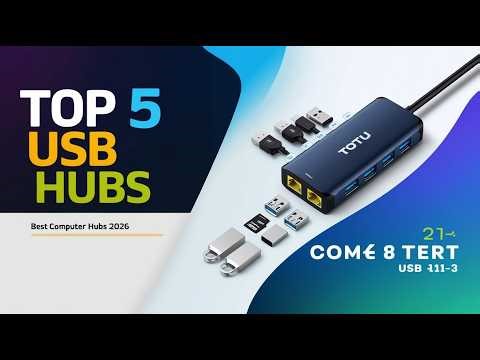 Top 5 Best USB Hubs for PC & Laptop in 2026 | Expand Your Connectivity