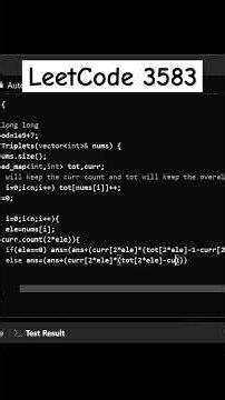 LeetCode 3583. Count Special Triplets #leetcode #coding #dsa