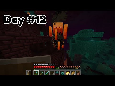 IM SCARED | 15 Minutes Of Minecraft (Day 12)