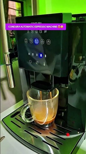 CONDURA AUTOMATIC ESPRESSO MACHINE 😋 😍