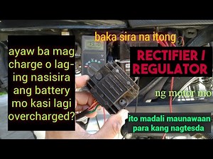 Rectifier/regulator ng motor troubleshooting