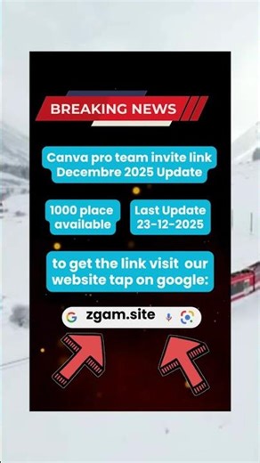Canva Pro Team Invite Link Today | 23-12-2025 | Canva Pro New Team Updated 2025 #canva #fyp