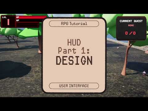 UE5 HUD Part 1: Design {RPG Tutorial – UI}