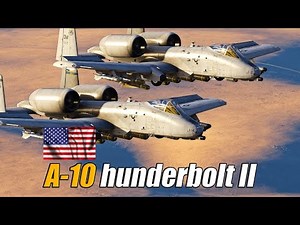 US A-10 Thunderbolt II in Action – Devastating Close Air Support & GAU-8 Fire
