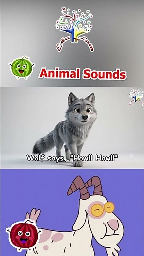 Mountain Animal Sounds Song 🐐🦅🐺 | Learn Goat, Eagle & Wolf Sounds for Kids