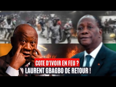 🔴 237 ARRESTATIONS en Côte d'Ivoire ! La Tension Monte Avant les Élections: LAURENT GBAGBO DE RETOUR