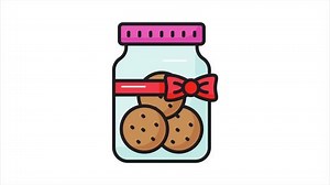 Carefully Crafted Icon Animation Cookies Jar Stock Footage Video (100% Royalty-free) 3788555111 | Shutterstock