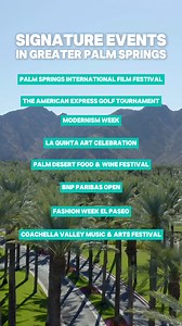 Your 2026 plans start here. Greater Palm Springs is serving up a full year of unforgettable events - from food to film, fashion, and everything in between. Every month is an invitation to escape your ordinary. Save this list and start planning. 🌴 | Visit Greater Palm Springs