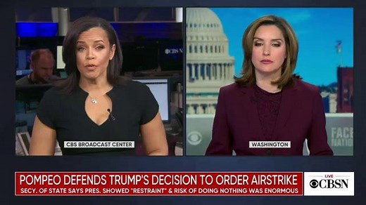 40K views · 306 reactions | "This is an act of war," Margaret Brennan reports on the strike against Qassem Soleimani. Assassinating someone who was "so close to the Supreme Leader of Iran is like taking out the Vice President and the CIA Director in the United States. This is real, escalatory action." | Face The Nation | Facebook