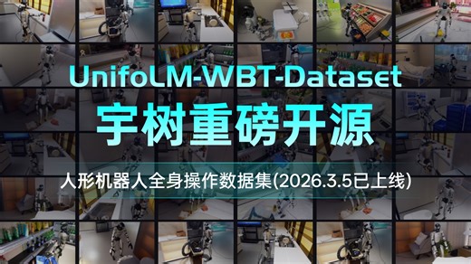 宇树开源：人形机器人高质量真机数据集