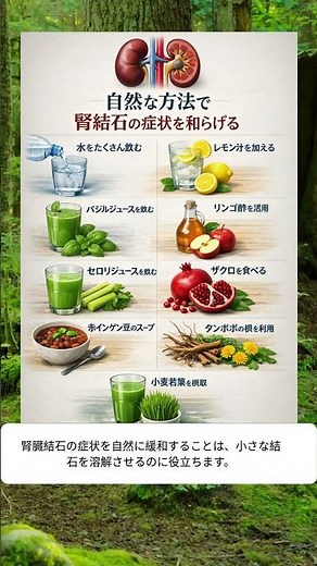 腎臓結石の症状を和らげる自然療法と方法