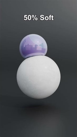 Softbody Simulation in Blender — 0% to 100% Physics Test #shorts