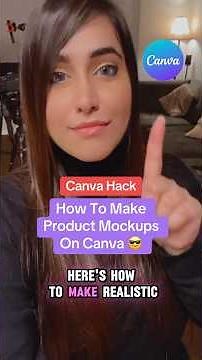 How To Make Realistic Product Mockups Using Canva #canvatutorial