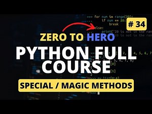 Special (Dunder / Magic) Methods | Python OOP Tutorial | Python Tutorial - Python Full Course 2023
