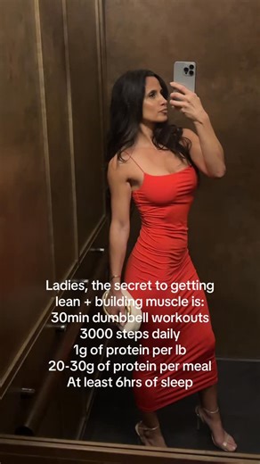 JENNIFER JACOBS | Want to know the real secret to getting lean and building muscle? It’s simpler than you think: 30-minute dumbbell workouts, daily movement,... | Instagram
