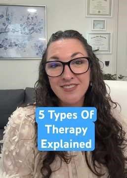 5 Types Of Therapy and What They’re Best For (CBT, DBT, ACT, & More) #therapyexplained #mentalhealth