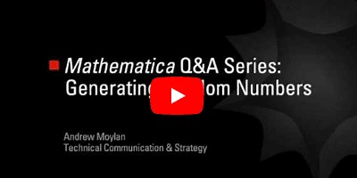 Mathematica Q&A Series: Generating Random Numbers—Wolfram Blog