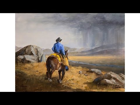 Painting a Western Time for the Slicker