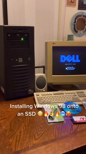 Sheeeeesh the fastest Windows 98 installation ever⁉️⁉️🥶🔥🔥🔥 this computer literally flies with windows 98 💨 #pc #computer #pcbuild #setup