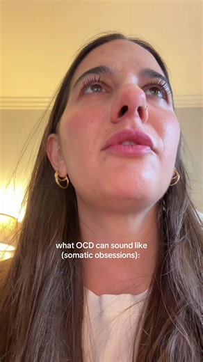 This was me multiple times throughout my life. It wasn’t until I accepted that I “may or may not be getting enough oxygen that my body finally relaxed and I forgot about it.” Somatic obsessions can look different depending on the person, but this is what it CAN sound like if someone is struggling with breathing obsessions. ✨ If you are located in California or Michigan and looking for a anxiety/OCD therapist, please complete a contact form via my website in the link in my bio. Disclaimer: my acc